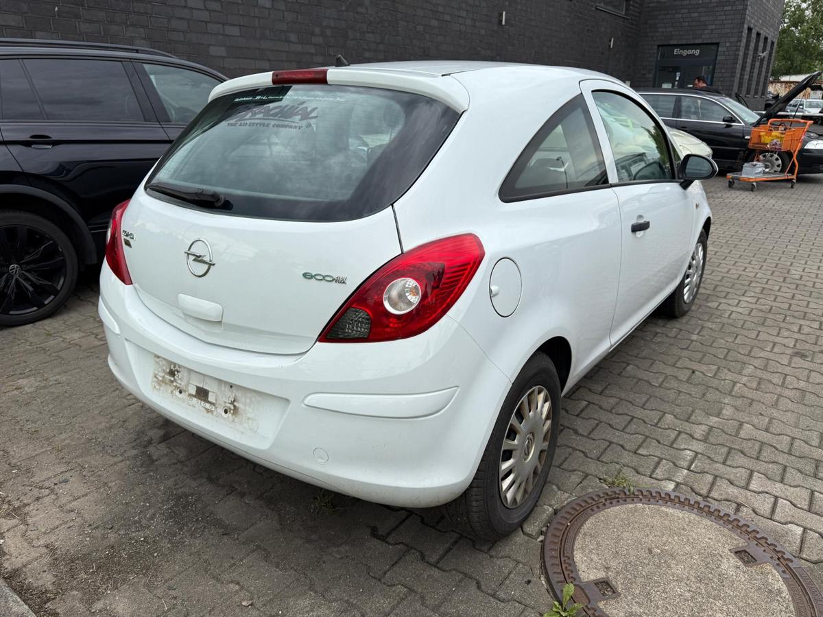 Opel Corsa D original Heckklappe mit Scheibe Z474 Casablancaweiss 3-Türer BJ10